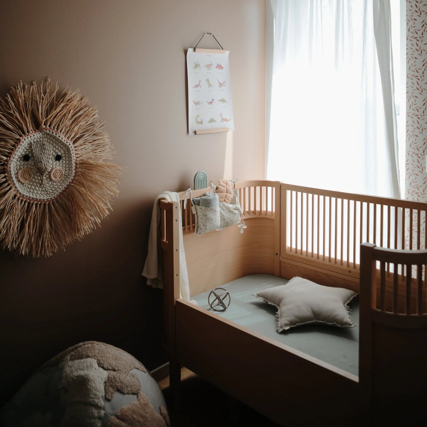 Extra Soft Muslin Crib Sheet for Baby 100% Cotton Breathable and Cozy Mushie
