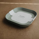 Mushie Square Dinnerware Plates for Babies BPA-Free Plastic Microwave and Dishwasher Safe Made in Denmark - Home & Garden > Kitchen & Dining > Tableware > Dinnerware > Plates Dinnerware