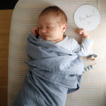 Mushie Organic Cotton Muslin Swaddle Blanket for Baby Cuddling and Nursing - Baby & Toddler > Swaddling & Receiving Blankets Swaddle