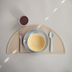 Mushie baby feeding fork and spoon set