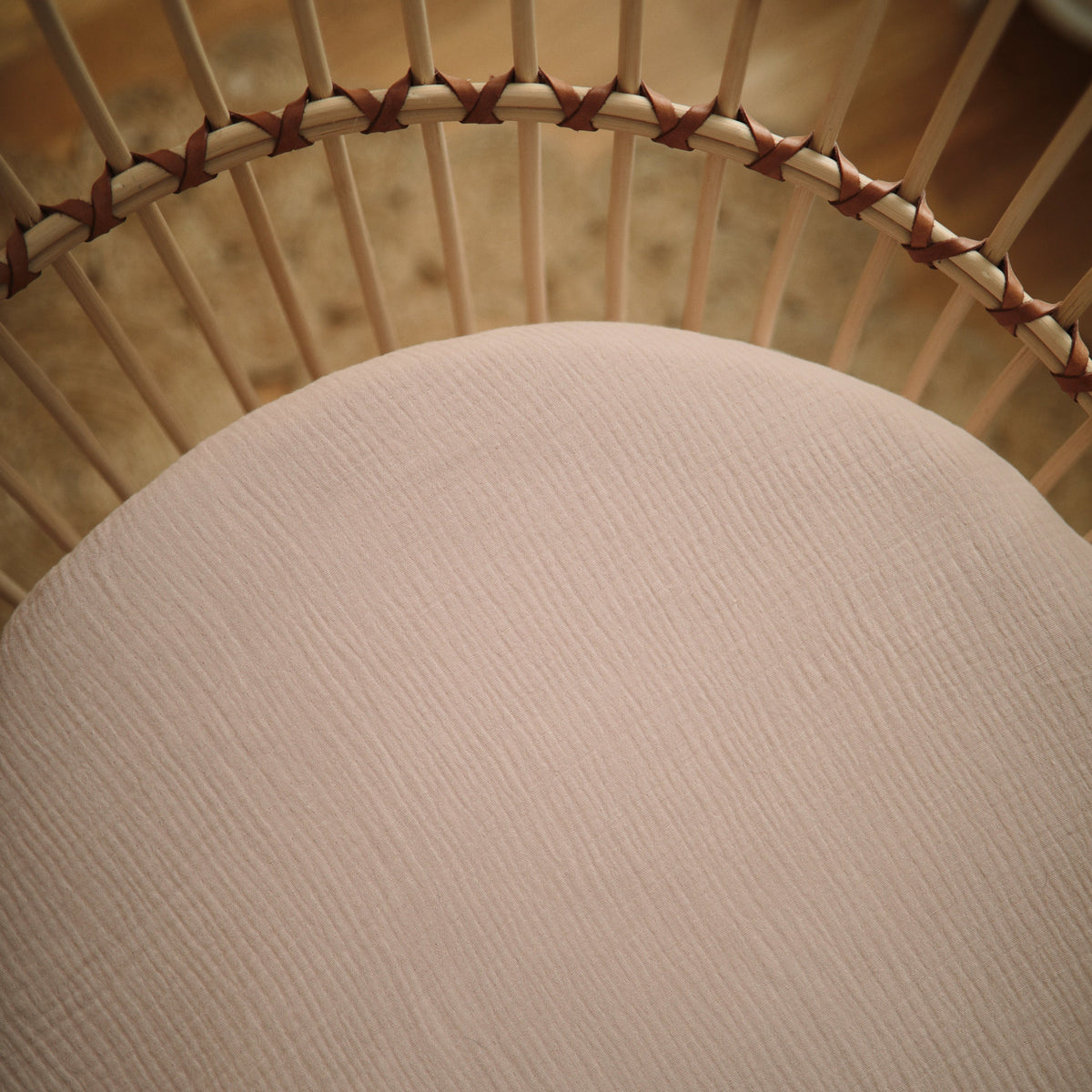 Extra Soft Bassinet Muslin Crib Sheet by Mushie at Everetts Place