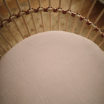 Extra Soft Bassinet Muslin Crib Sheet by Mushie at Everetts Place