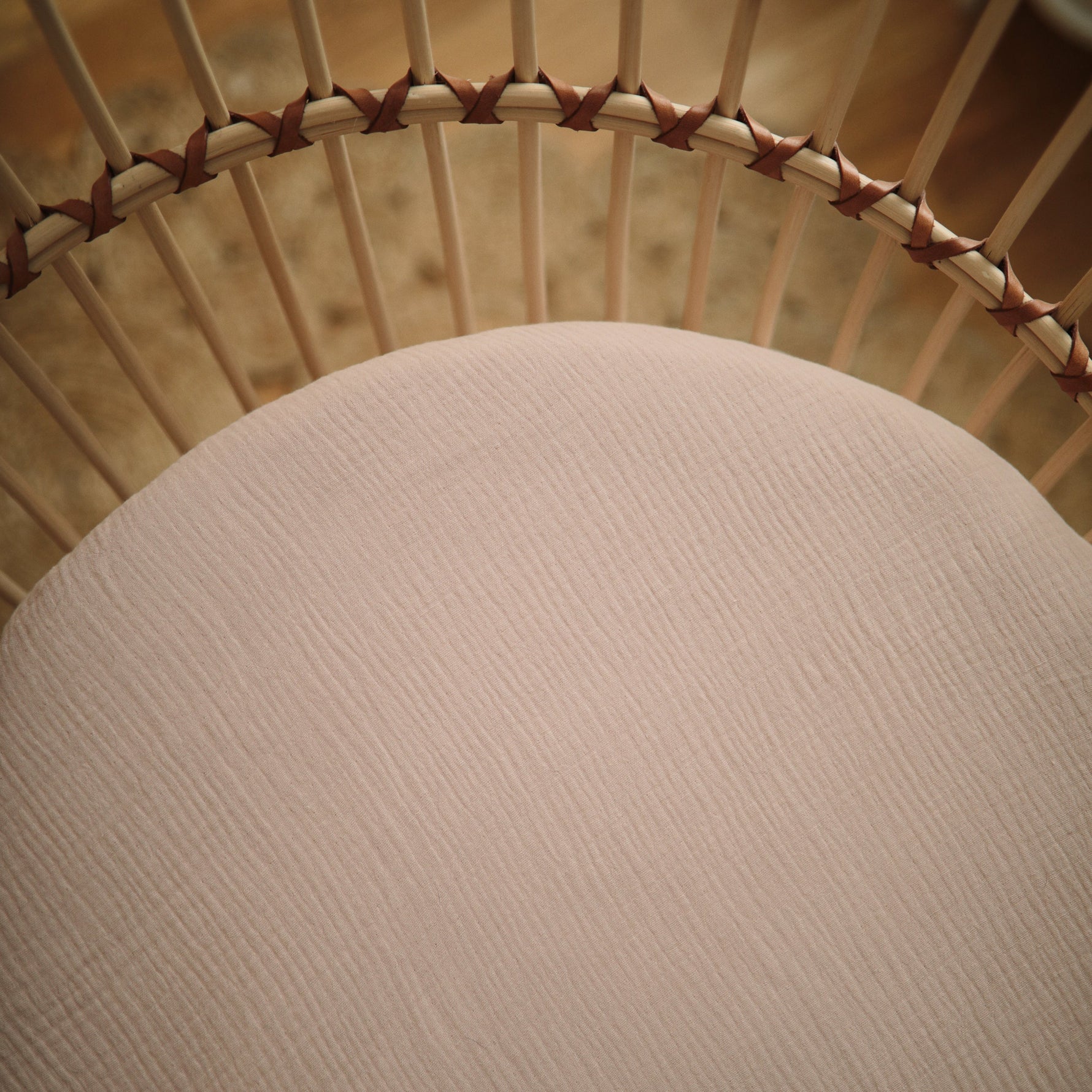 Extra Soft Bassinet Muslin Crib Sheet by Mushie at Everetts Place