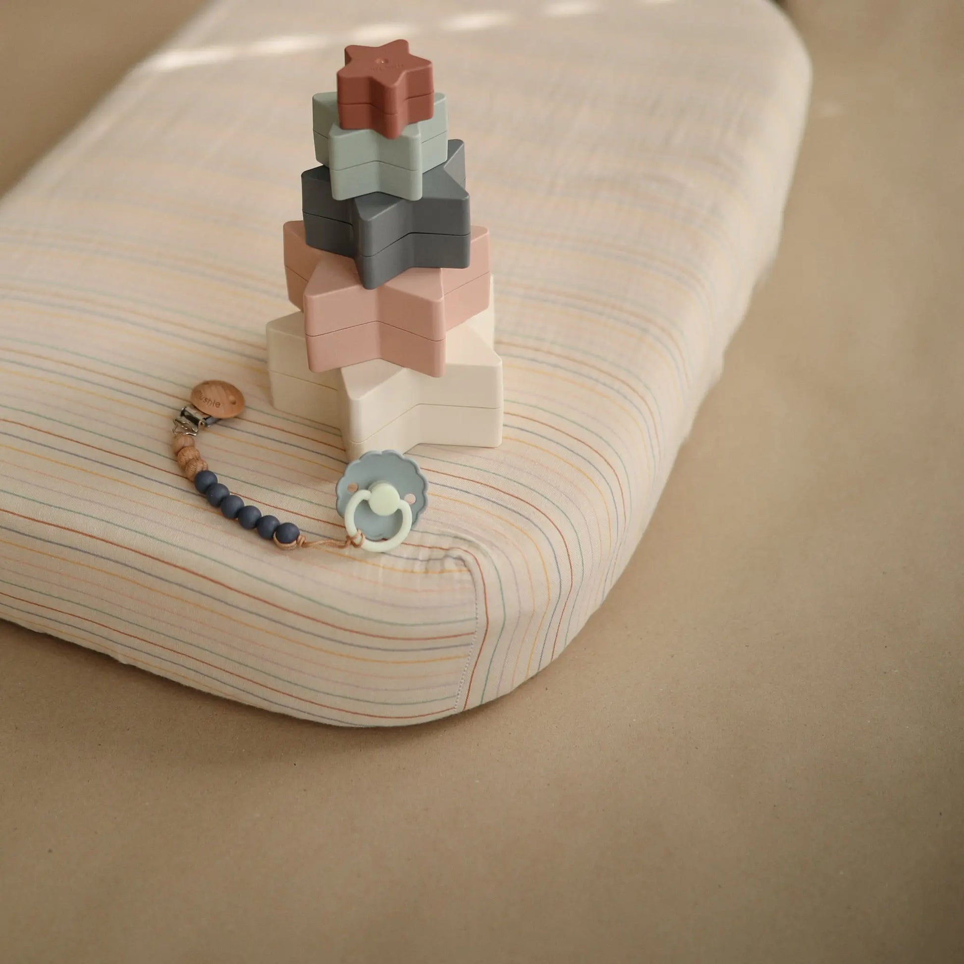 Extra Soft Muslin Crib Sheet for Baby 100% Cotton Breathable and Cozy Mushie