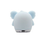 Sleeping Pal white mini sound machine and night light for baby nursery.