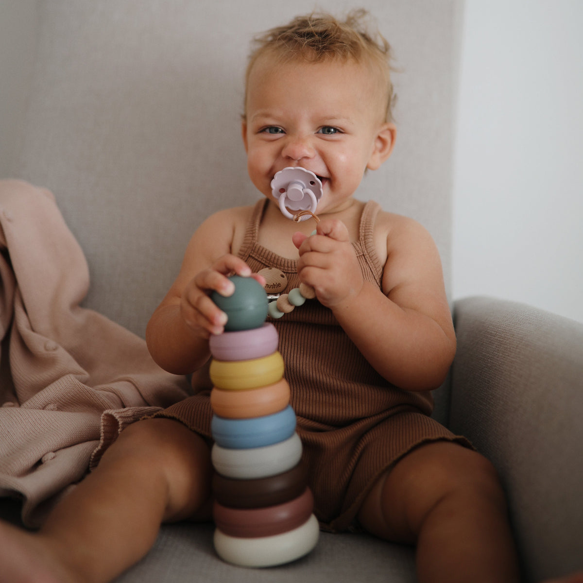 Stacking Rings Toy by Mushie
