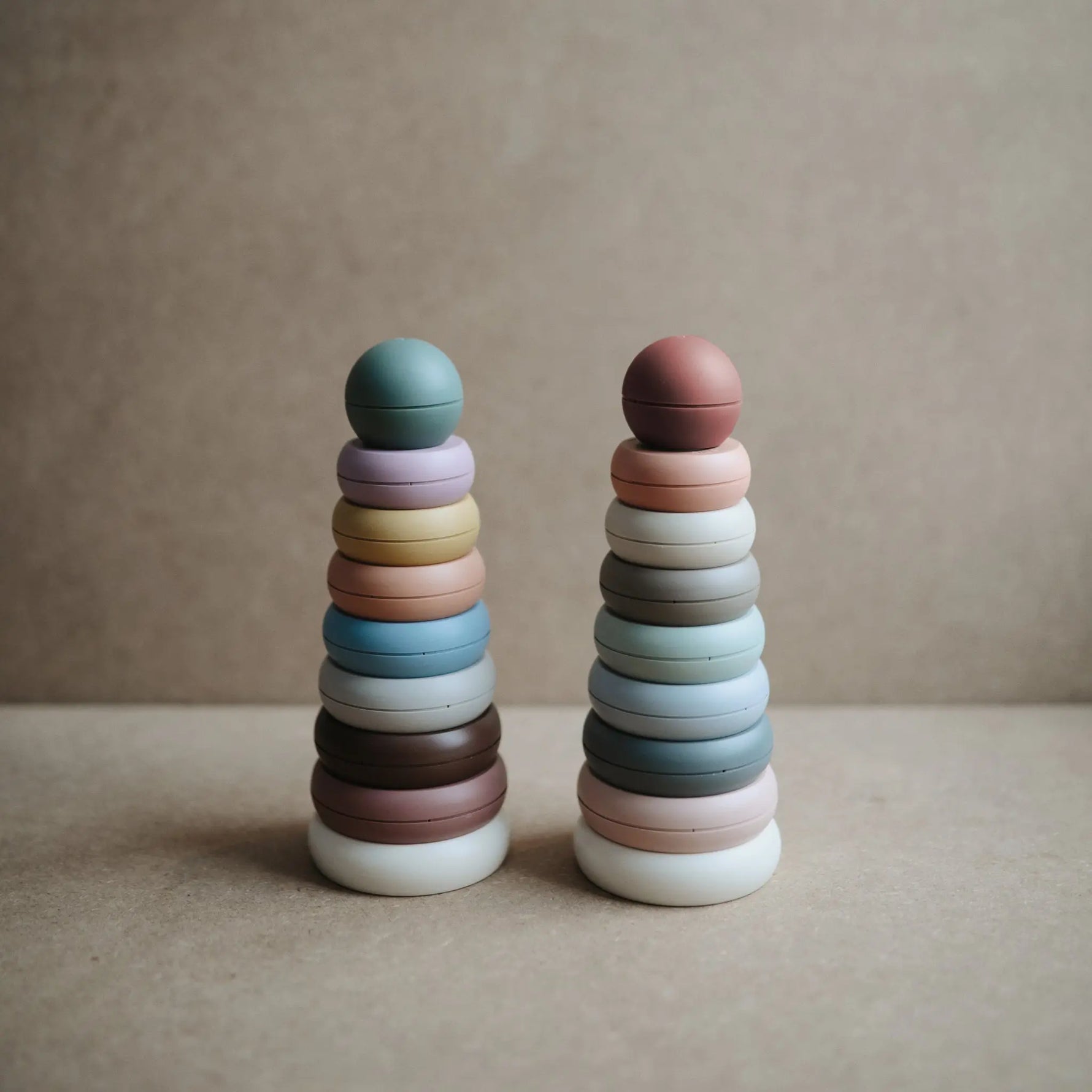 Mushie Stacking Rings Toy for Babies - Non-Toxic BPA Free Plastic Developmental Playset - Baby & Toddler > Baby Toys & Activity Equipment > Sorting & Stacking Toys toys