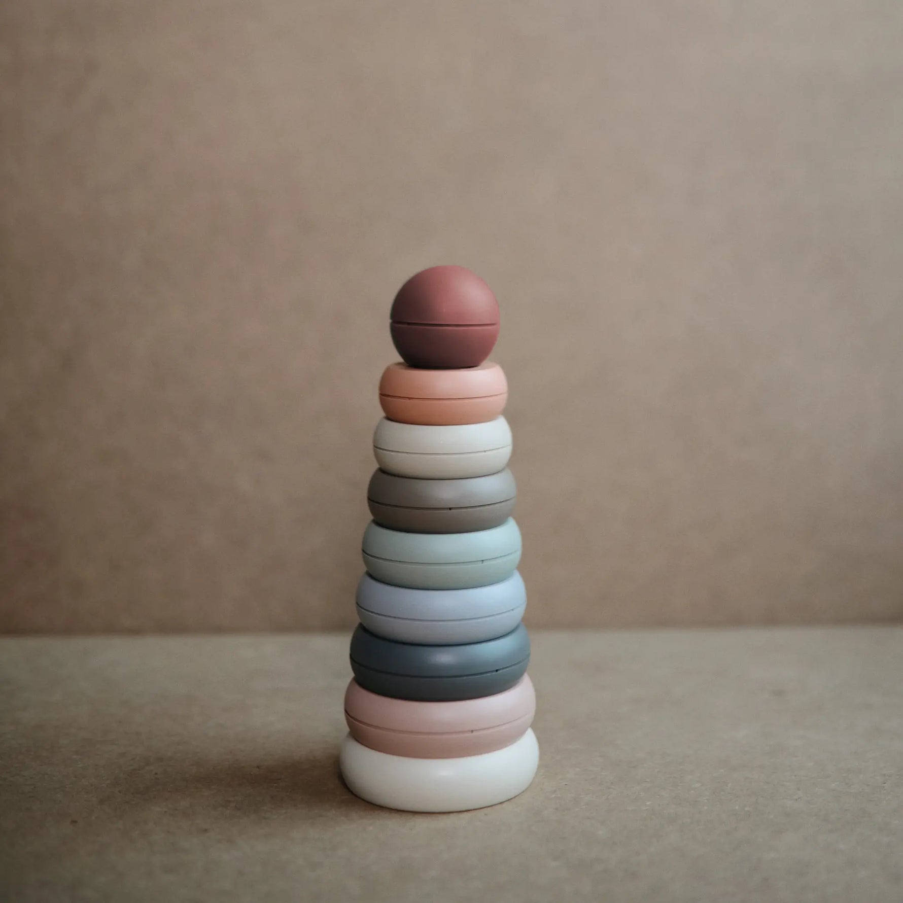 Mushie Stacking Rings Toy for Babies - Non-Toxic BPA Free Plastic Developmental Playset - Baby & Toddler > Baby Toys & Activity Equipment > Sorting & Stacking Toys toys