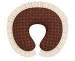 Ivory Eyelet Ruffle Original Nursing Pillow Cover by Little Mae & Co