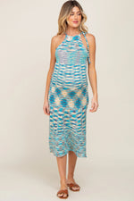 PinkBlush PinkBlush Maternity Midi Dress with Open Knit Design for Expecting Mothers - Apparel & Accessories > Clothing > Dresses