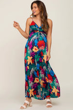 PinkBlush PinkBlush Maternity Maxi Dress with Tropical Floral Design for Expecting Moms - Apparel & Accessories > Clothing > Maternity Clothing > Maternity Dresses Apparel & Accessories > Clothing > Dresses
