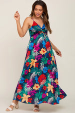 PinkBlush PinkBlush Maternity Maxi Dress with Tropical Floral Design for Expecting Moms - Apparel & Accessories > Clothing > Maternity Clothing > Maternity Dresses Apparel & Accessories > Clothing > Dresses