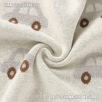 Bleu La La 100 Percent Cotton Luxury Knit Car Swaddle Blanket - Baby & Toddler > Swaddling & Receiving Blankets > Swaddling Blankets