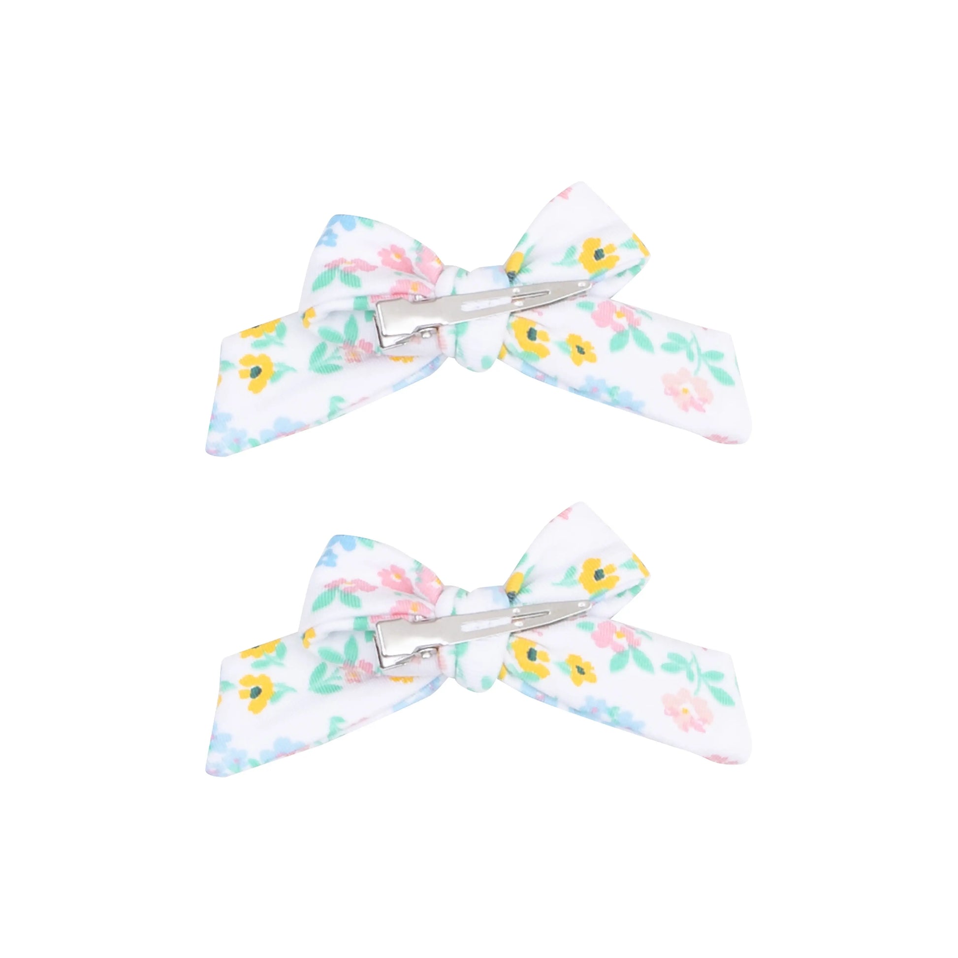 2 Pack Hair Bows With Clips Caroline's Calico Angel Dear
