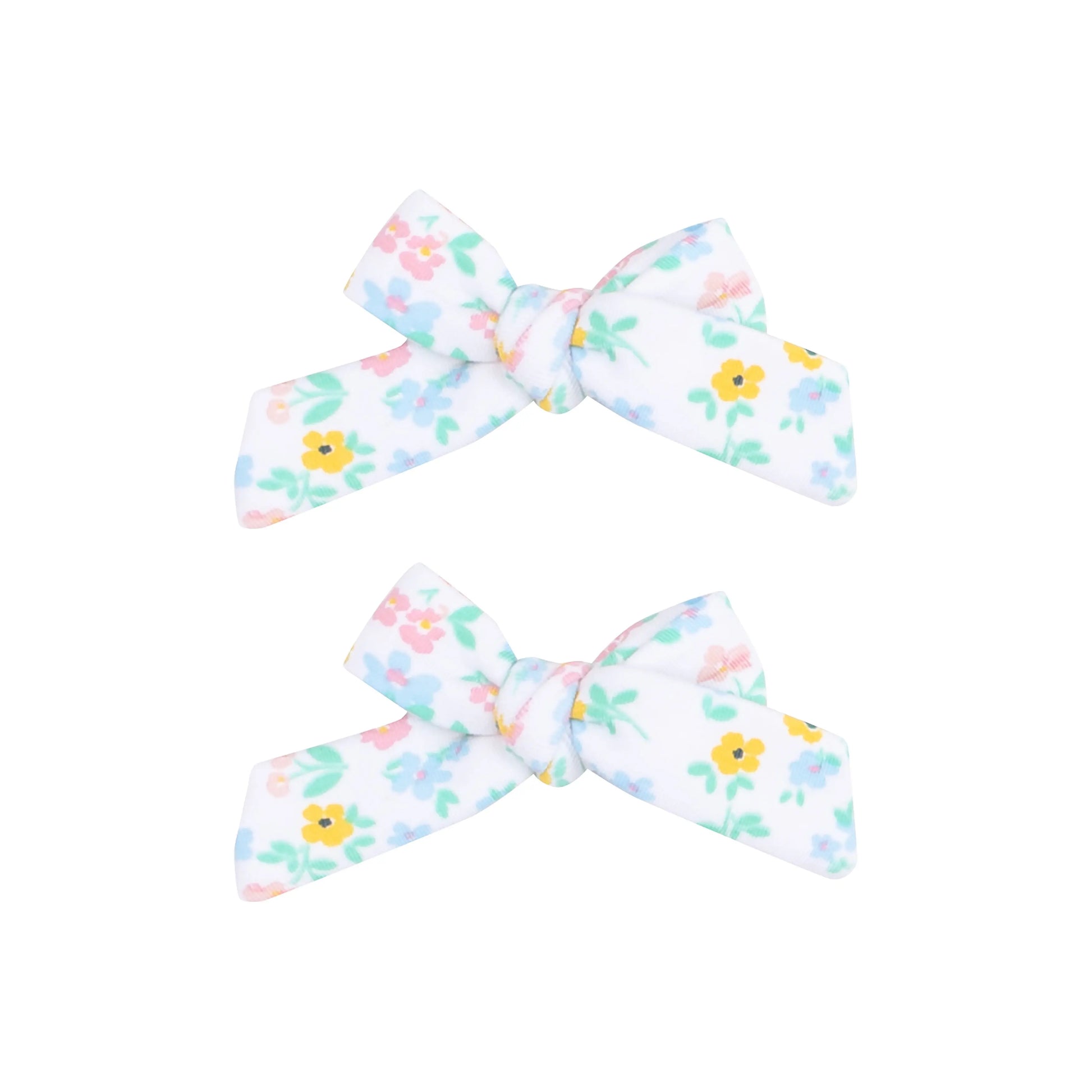 2 Pack Hair Bows With Clips Caroline's Calico Angel Dear
