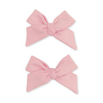 Solid Mellow Rose - 2 Pack Bow Clips by Angel Dear (view 1 of 3)