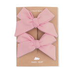 Solid Mellow Rose - 2 Pack Bow Clips by Angel Dear (view 3 of 3)