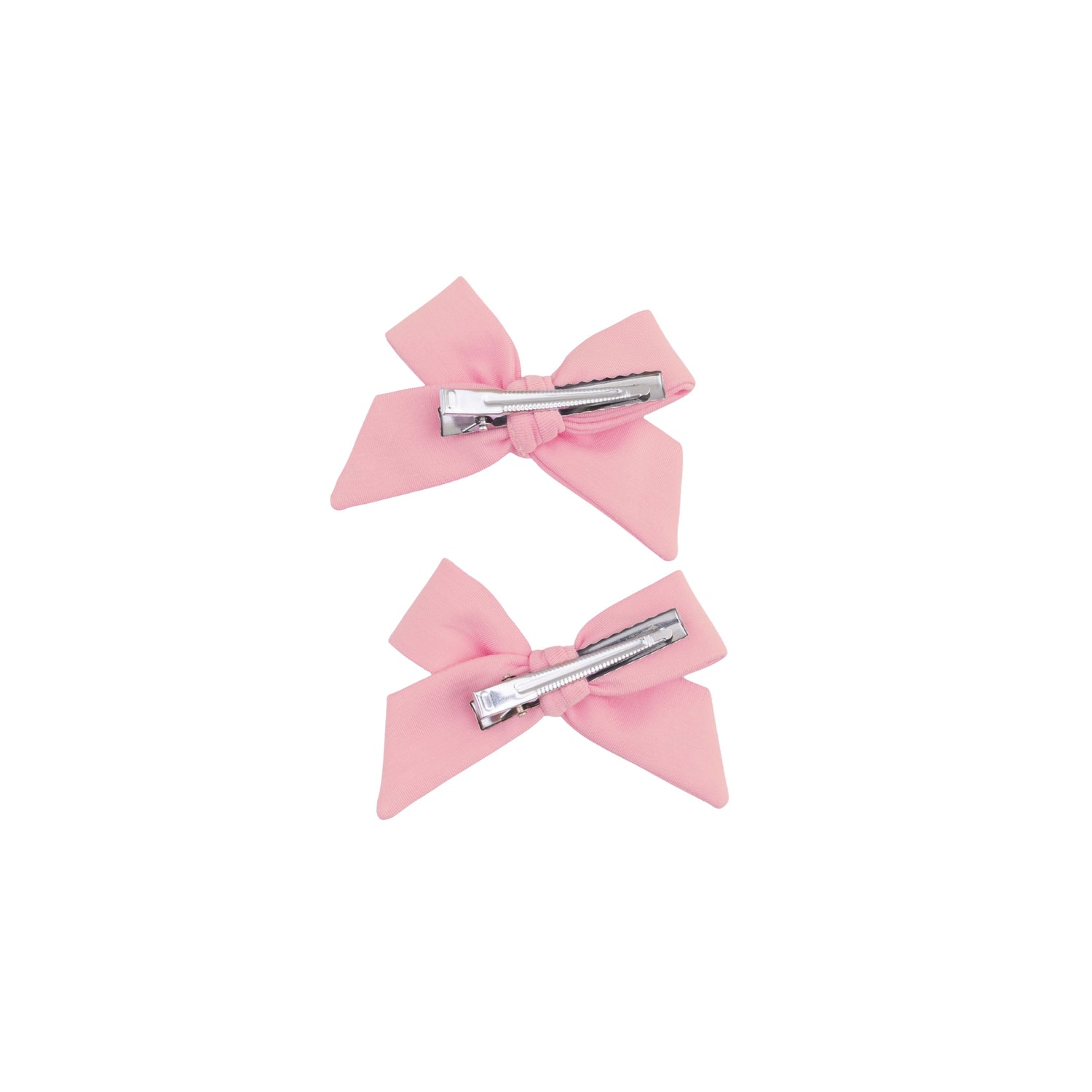 Solid Mellow Rose - 2 Pack Bow Clips