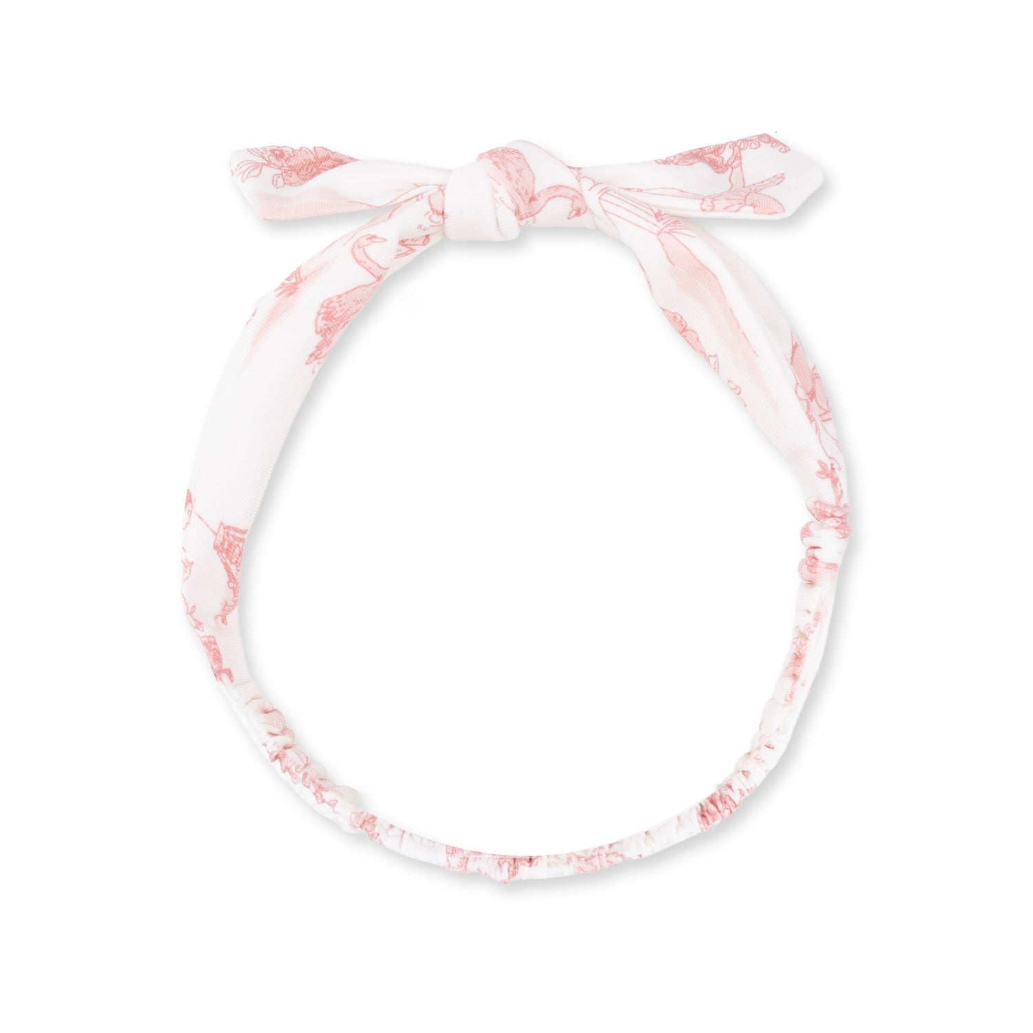 Bamboo Viscose Knot Headband - Ballet Toile
