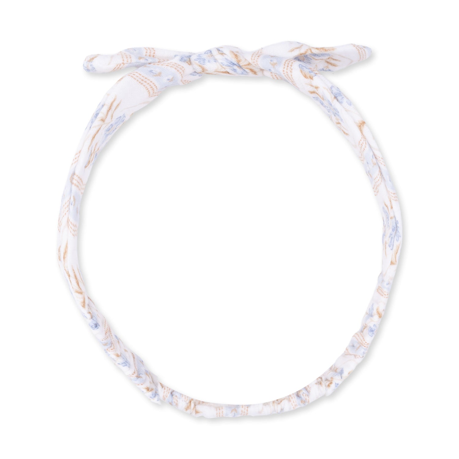 Knot headband in a Catarina floral print made from soft cotton muslin