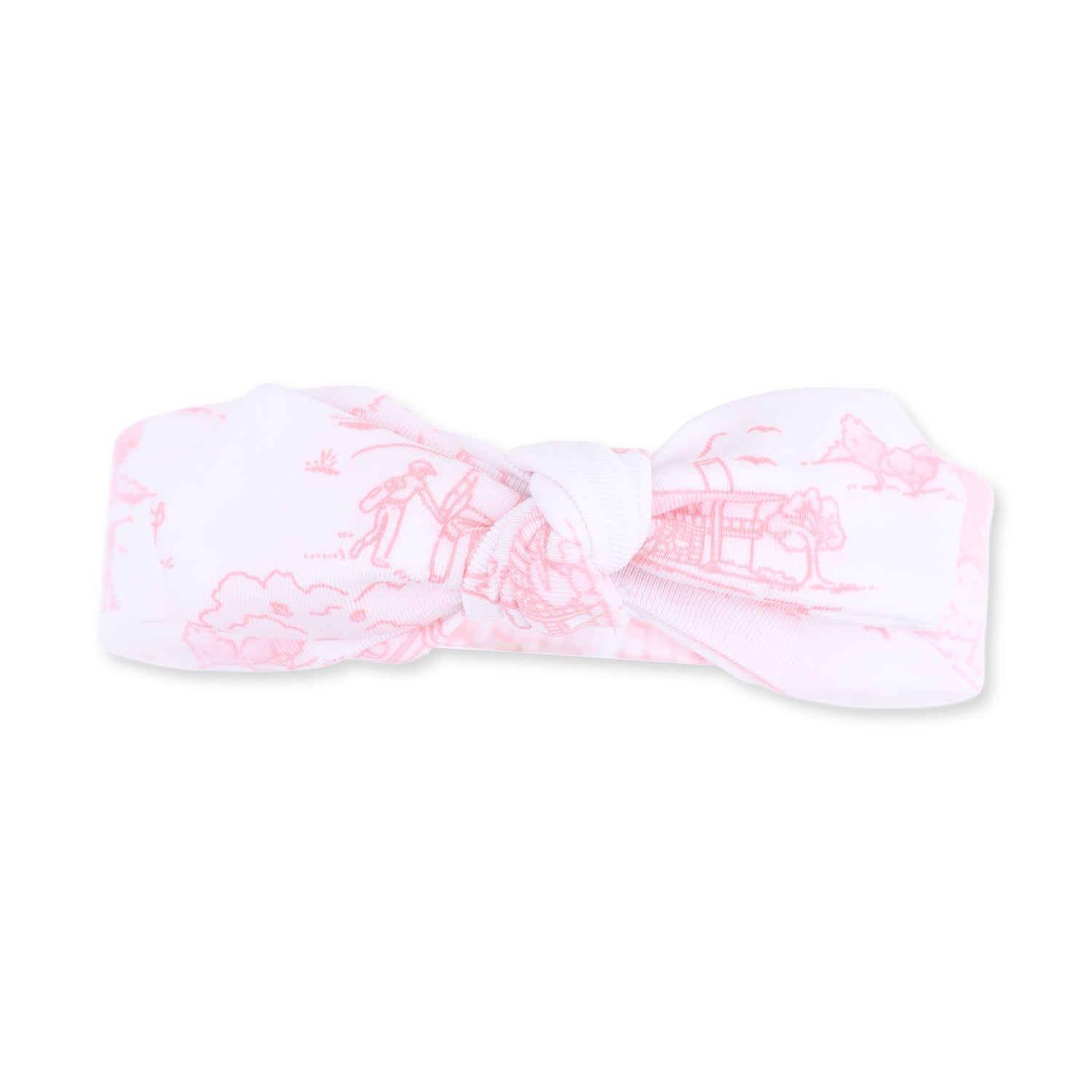 Golf Toile Pink - Knot Headband