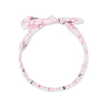 Knot headband in hockey stripe print with signature knot detail at the front