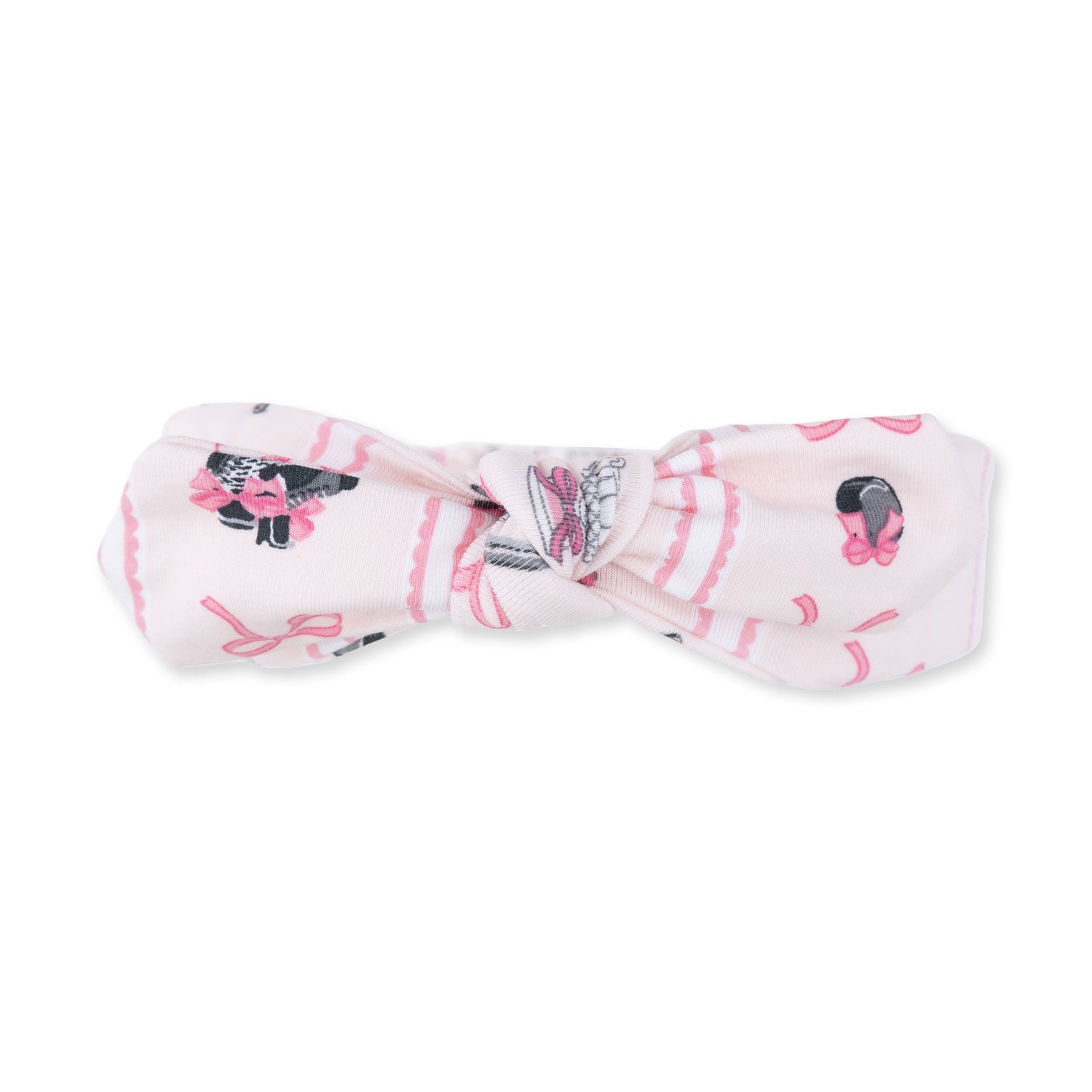 Megan's Bowtiful Hockey Stripe - Knot Headband