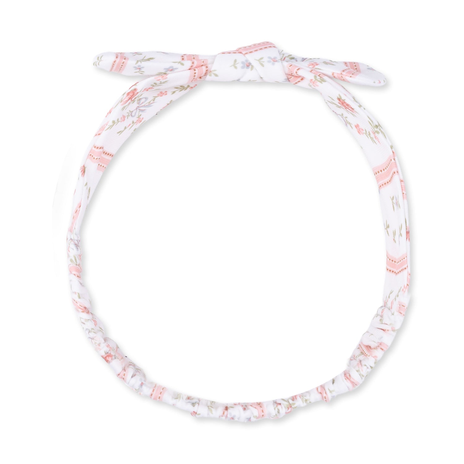 Marnie Rosebud Stripe - Knot Headband