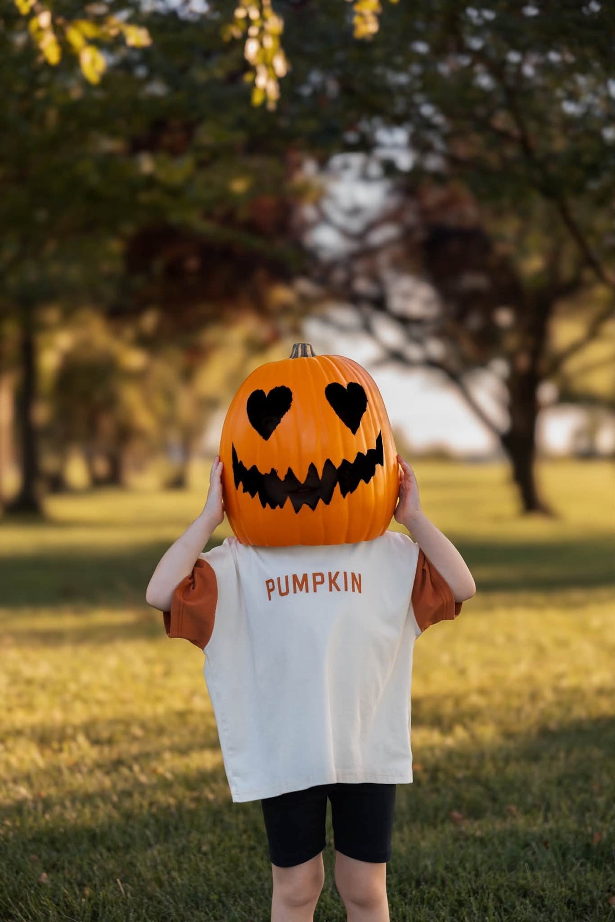 Colorblock Pumpkin Romper - Oversized by Little Joy Co.
