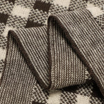 Bleu La La Checkered Knit Baby Blanket - Pure Cotton Comfort for Year-Round Coziness - Baby & Toddler > Swaddling & Receiving Blankets Knit blankets