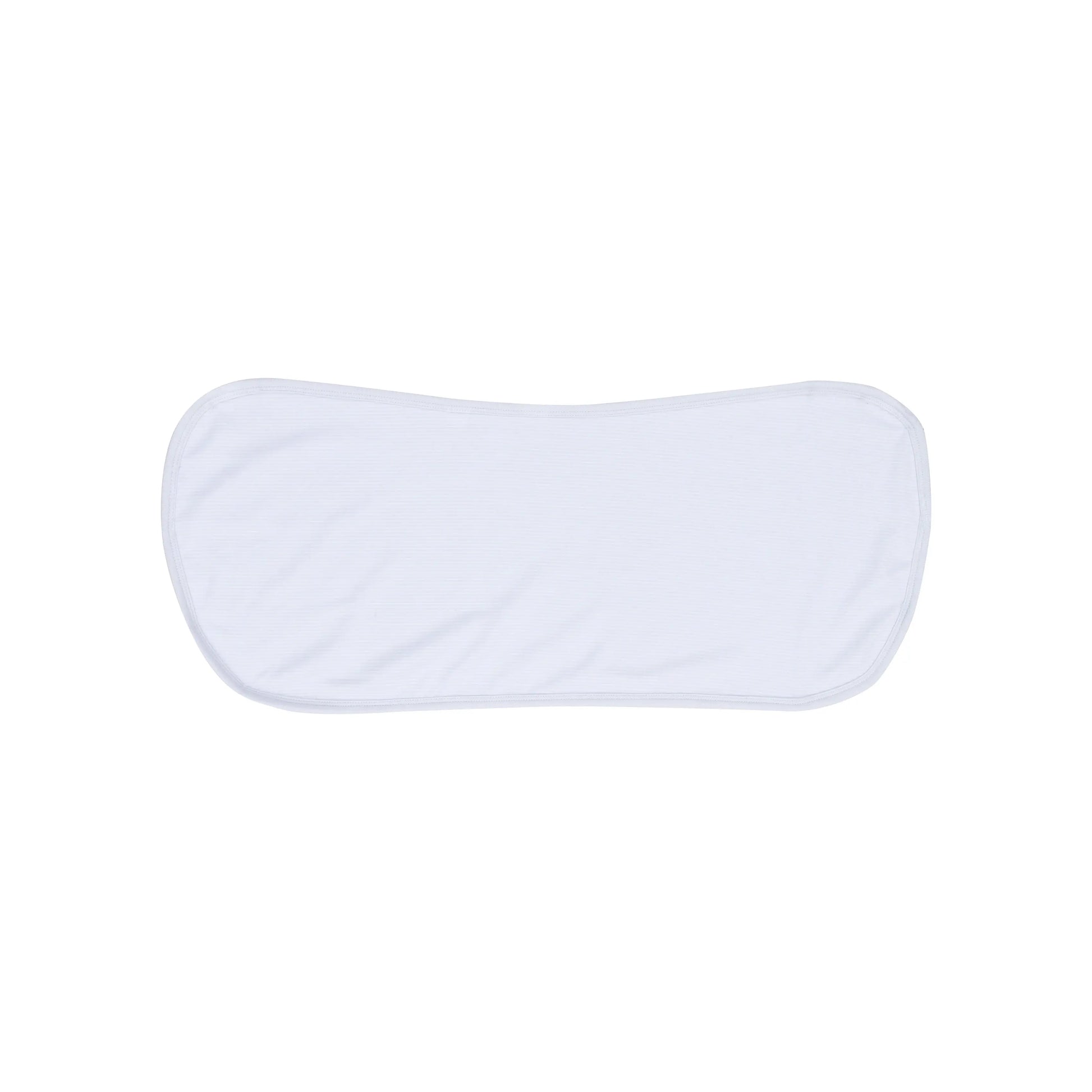 2 Ply Burp Cloth with Binding Stripe Classic Blue.