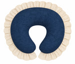 Ivory Eyelet Ruffle Original Nursing Pillow Cover by Little Mae & Co