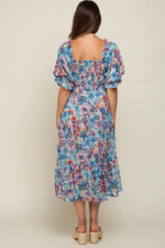 PinkBlush Elegant Chiffon Maternity Dress with Ruffle Design for Expecting Mothers - Apparel & Accessories > Clothing > Dresses