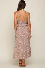 PinkBlush PinkBlush Maternity Midi Dress with Floral Print for Expecting Mothers - Apparel & Accessories > Clothing > Maternity Clothing > Maternity Dresses Apparel & Accessories > Clothing > Dresses