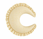 Gingham Feeding Old Support Ruffle Nursing Pillow Cover by Little Mae & Co