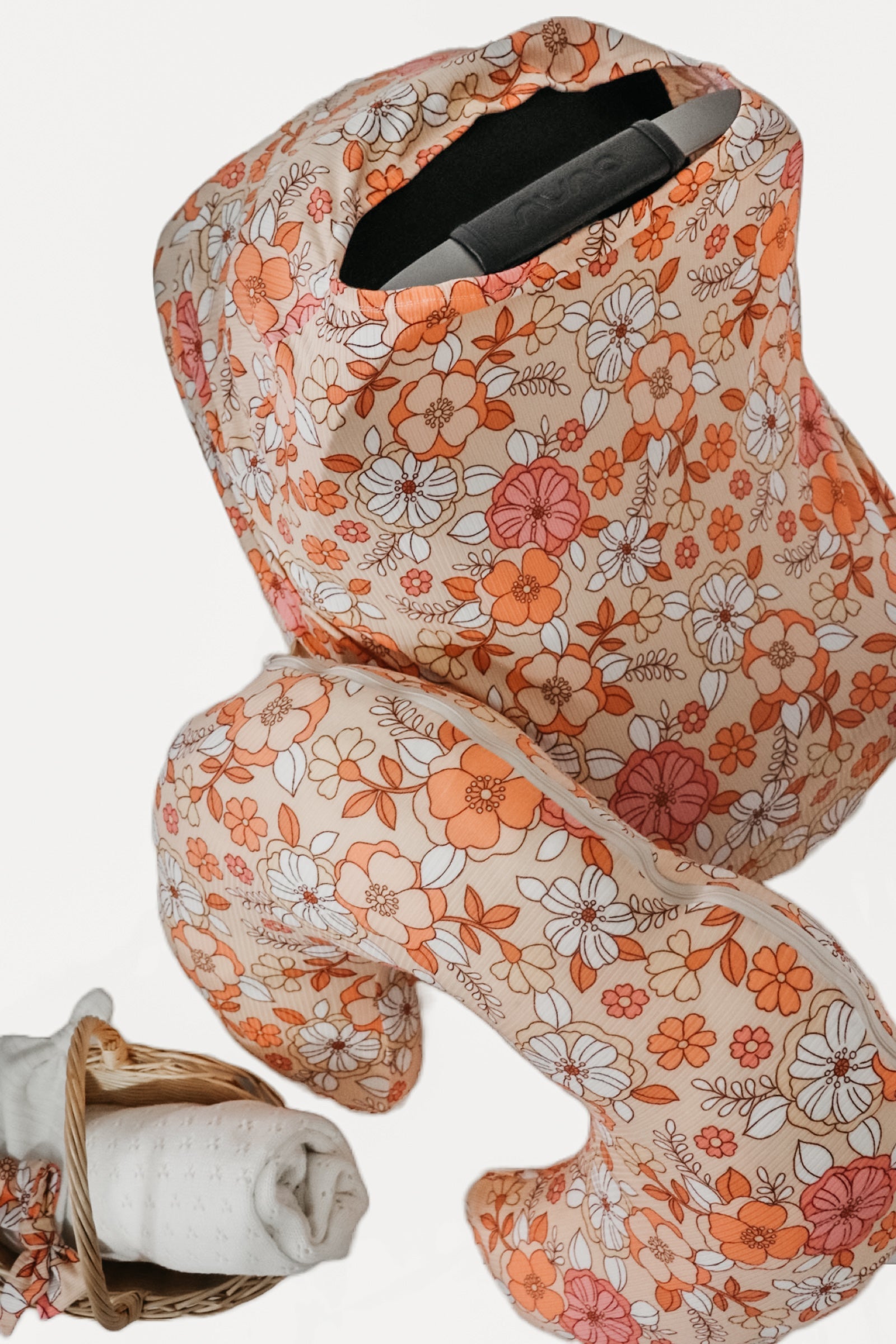 Peach Fuzz Nursing Pillow Cover By Little Mae And Co Little Mae & Co Everetts Place: Online Boutique