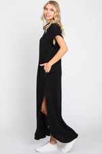 Black Button Down Midi Dress by PinkBlush at Everetts Place