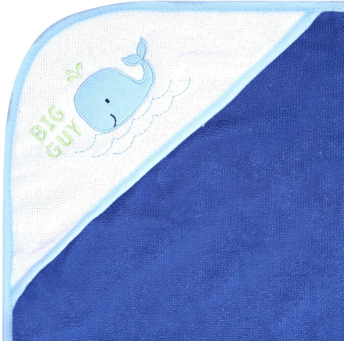 Crover soft polyester terry hooded baby towels, 3-pack.