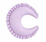 Gingham Feeding Old Support Ruffle Nursing Pillow Cover by Little Mae & Co