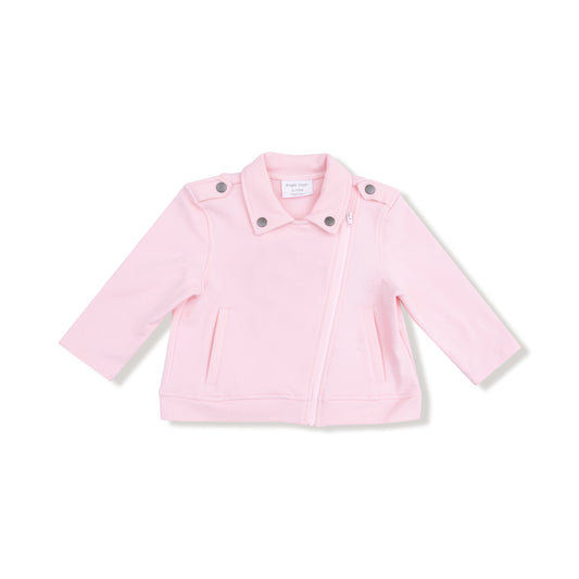 Angel Dear Baby Motorcycle Jacket French Terry Cozy