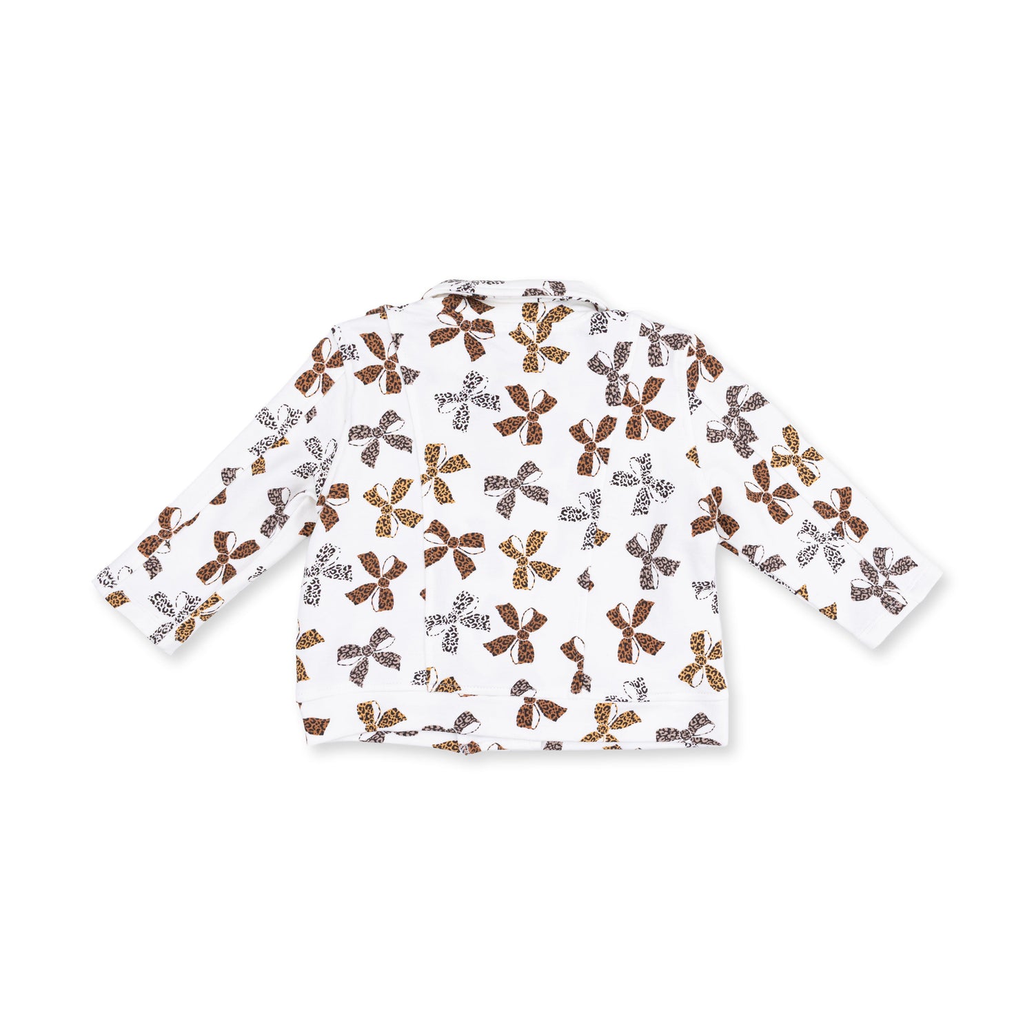 Leopard Bows - Motorcycle Jacket