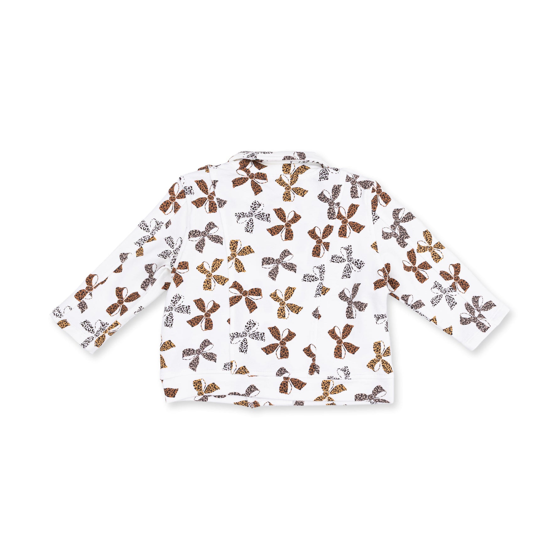 Leopard Bows - Motorcycle Jacket by Angel Dear