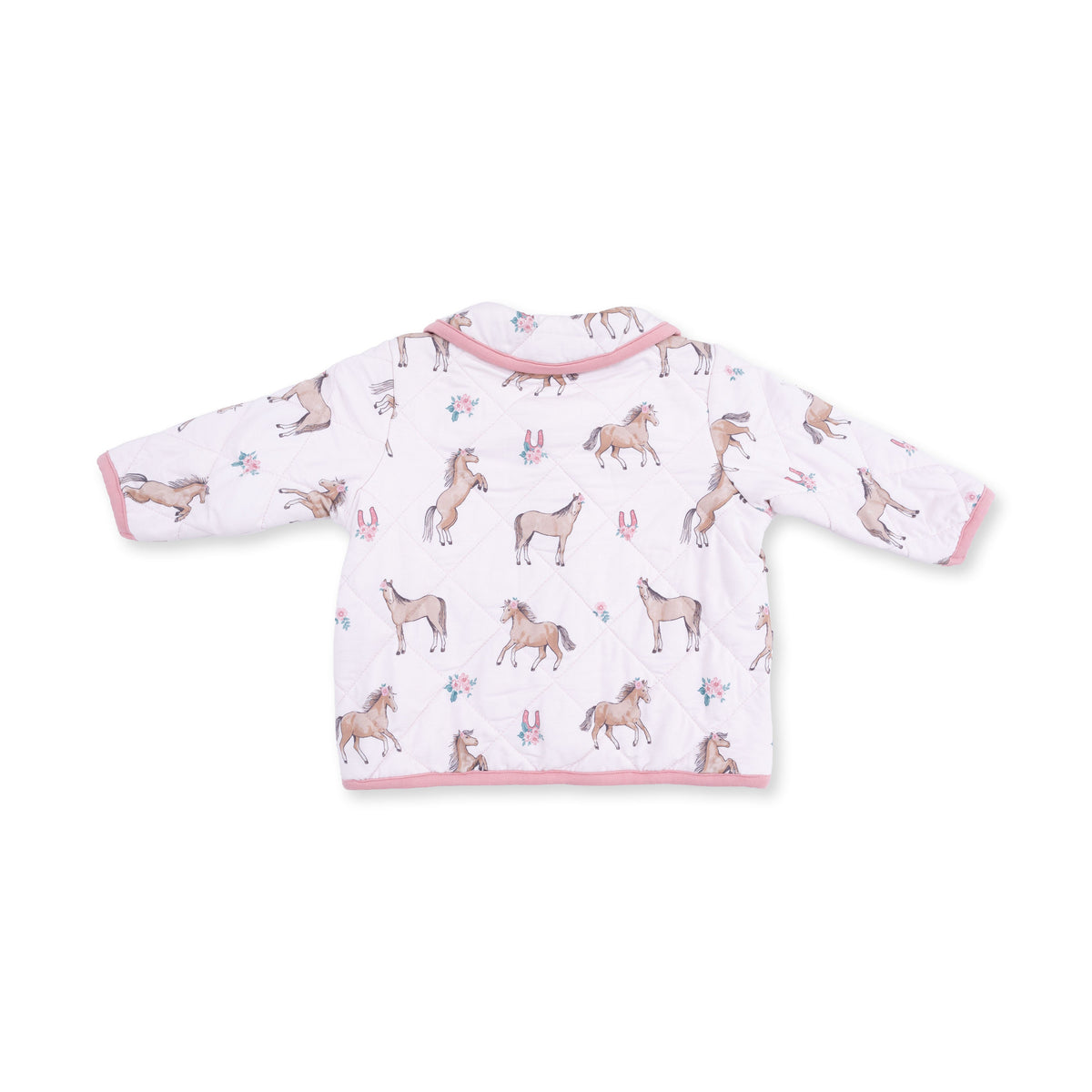 I Love Horses - Quilted Jacket by Angel Dear