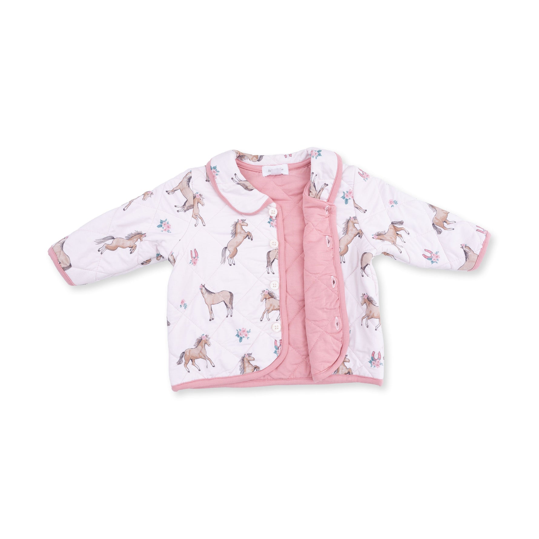I Love Horses - Quilted Jacket by Angel Dear