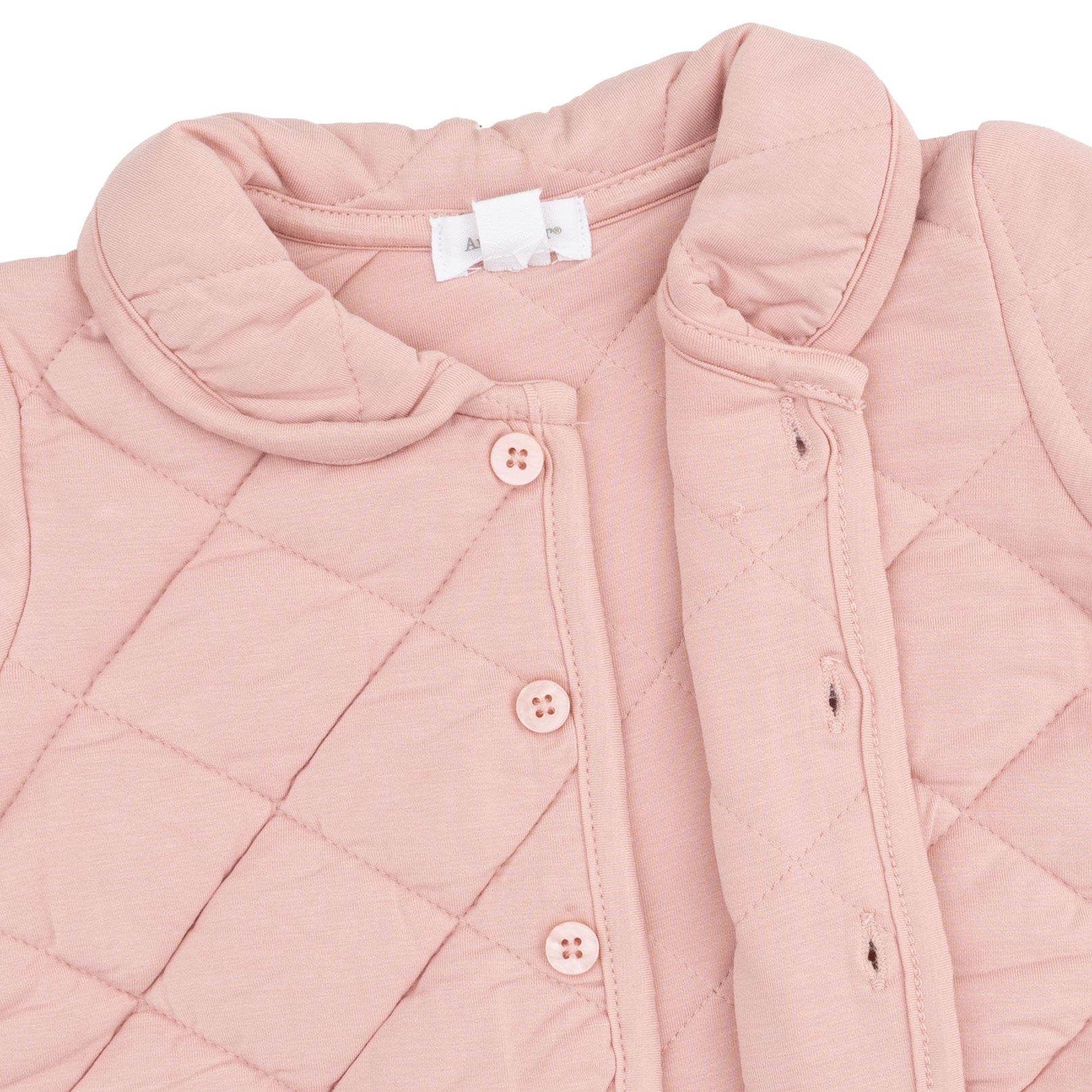 Solid Mellow Rose - Quilted Jacket by Angel Dear