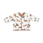 Wild Horses - Quilted V Neck Jacket by Angel Dear