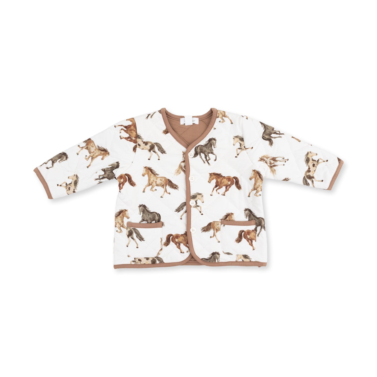 Wild Horses - Quilted V Neck Jacket