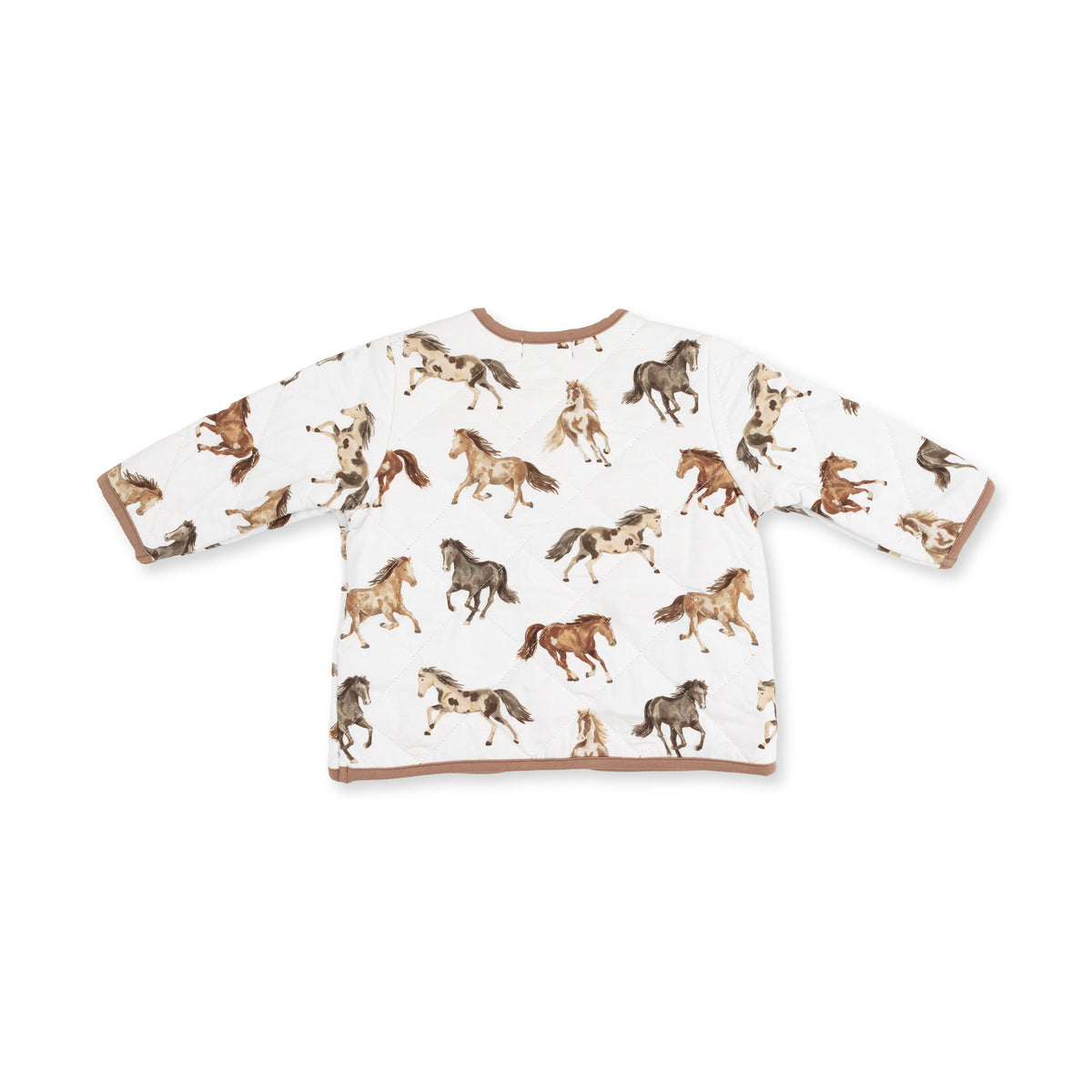 Wild Horses - Quilted V Neck Jacket by Angel Dear