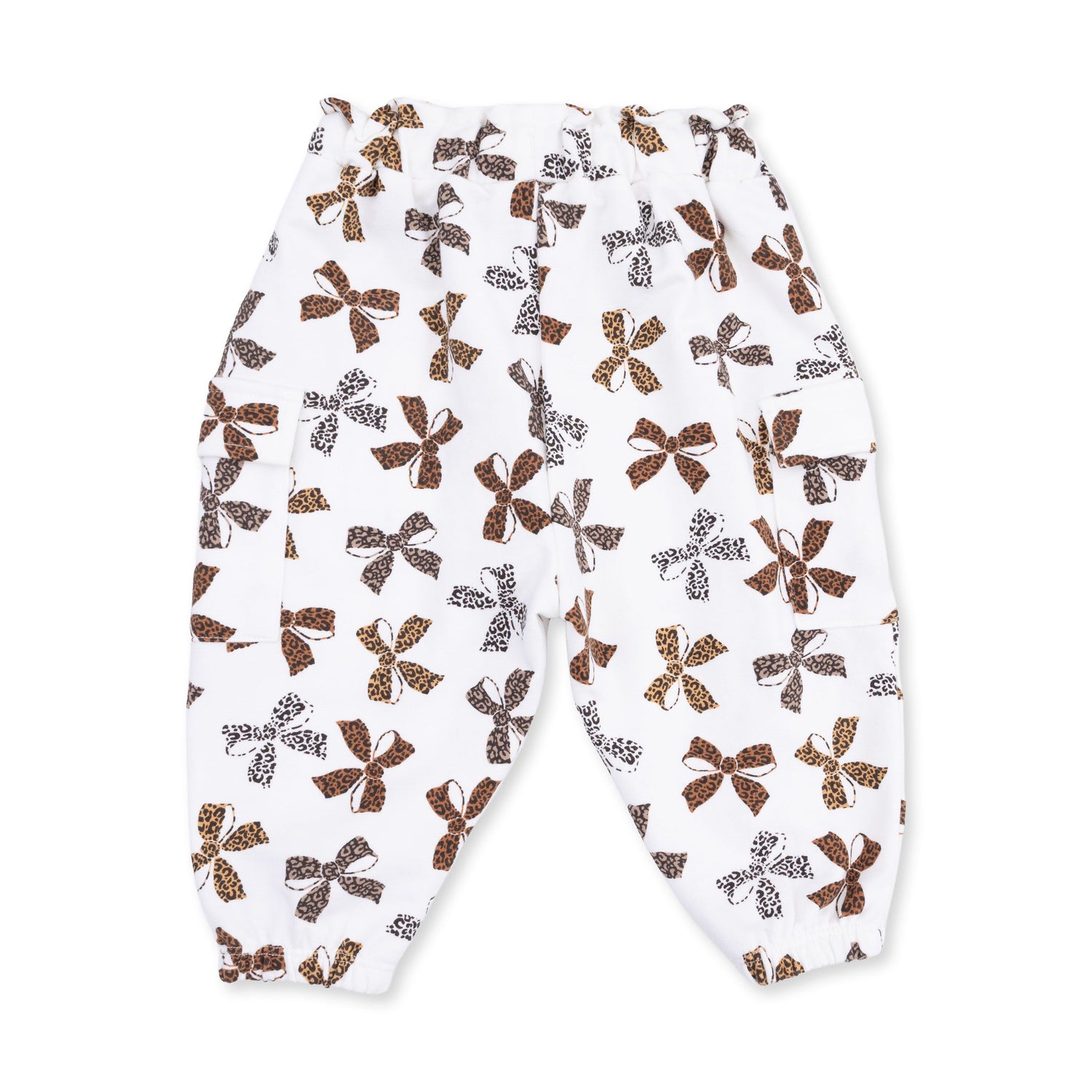 Leopard French Terry - Fashion Cargo Pants