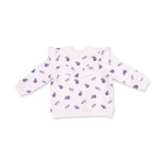 Violetta Floral - V-Ruffle Sweatshirt by Angel Dear